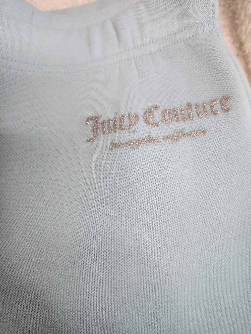 Juicy Couture Sweatpant Set XL Baby Blue Zip Hoodie & Joggers Set - Picture 9 of 9